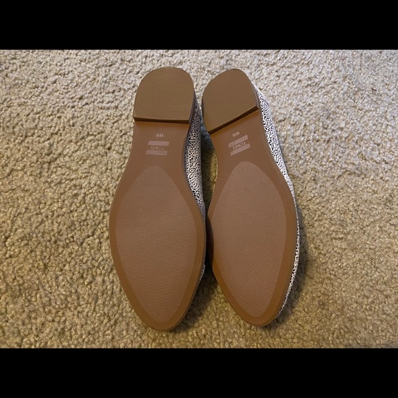 Toms Julie Off White Mini Leopard Printed Suede - Picture 4 of 6